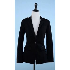 WHBM leather trim jacket 2 NEW